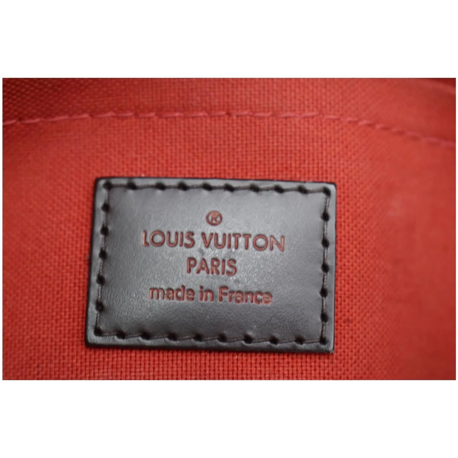 LOUIS VUITTON Favorite PM Damier Ebene Crossbody Bag Brown