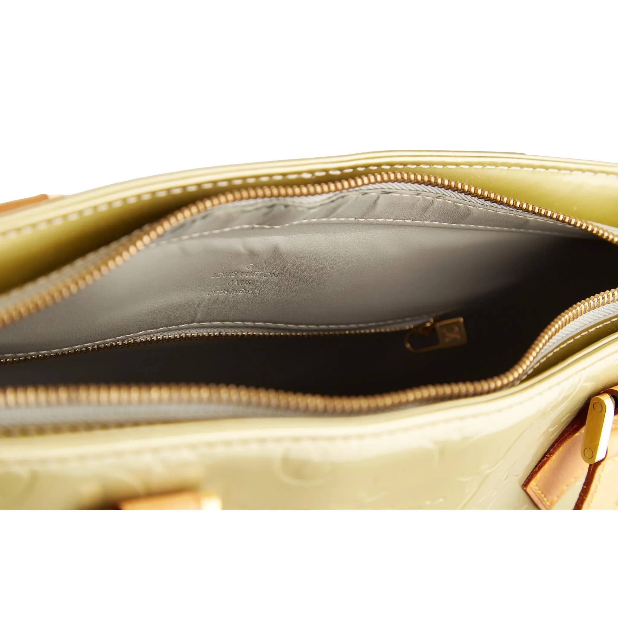 Louis Vuitton Green Vernis Monogram Shoulder Bag