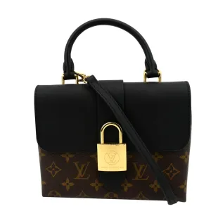 LOUIS VUITTON Locky BB Monogram Canvas Crossbody Bag Brown