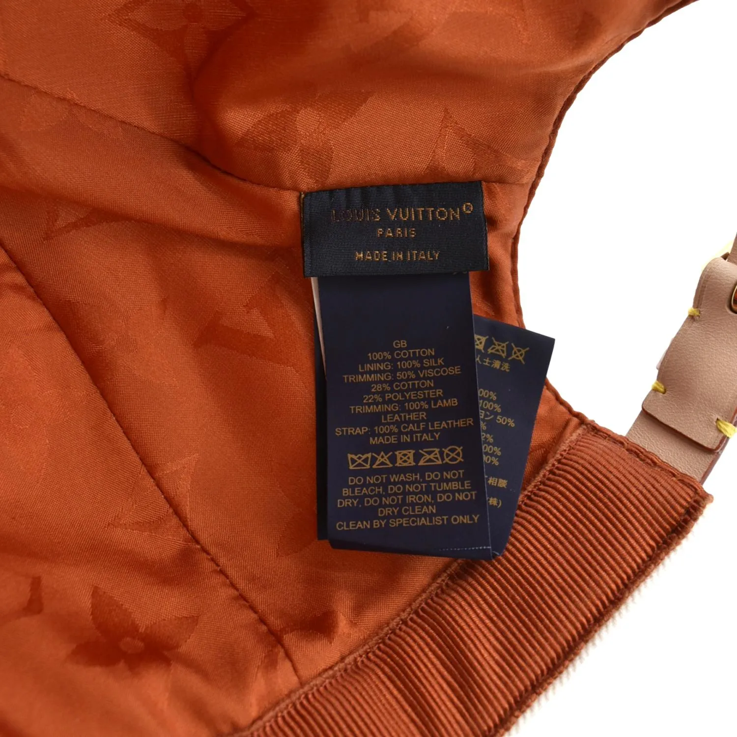 LOUIS VUITTON LV Match Cap Cotton Terracotta