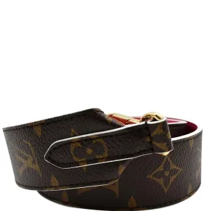 LOUIS VUITTON Monogram Canvas Bandouliere Shoulder Strap Hot Pink