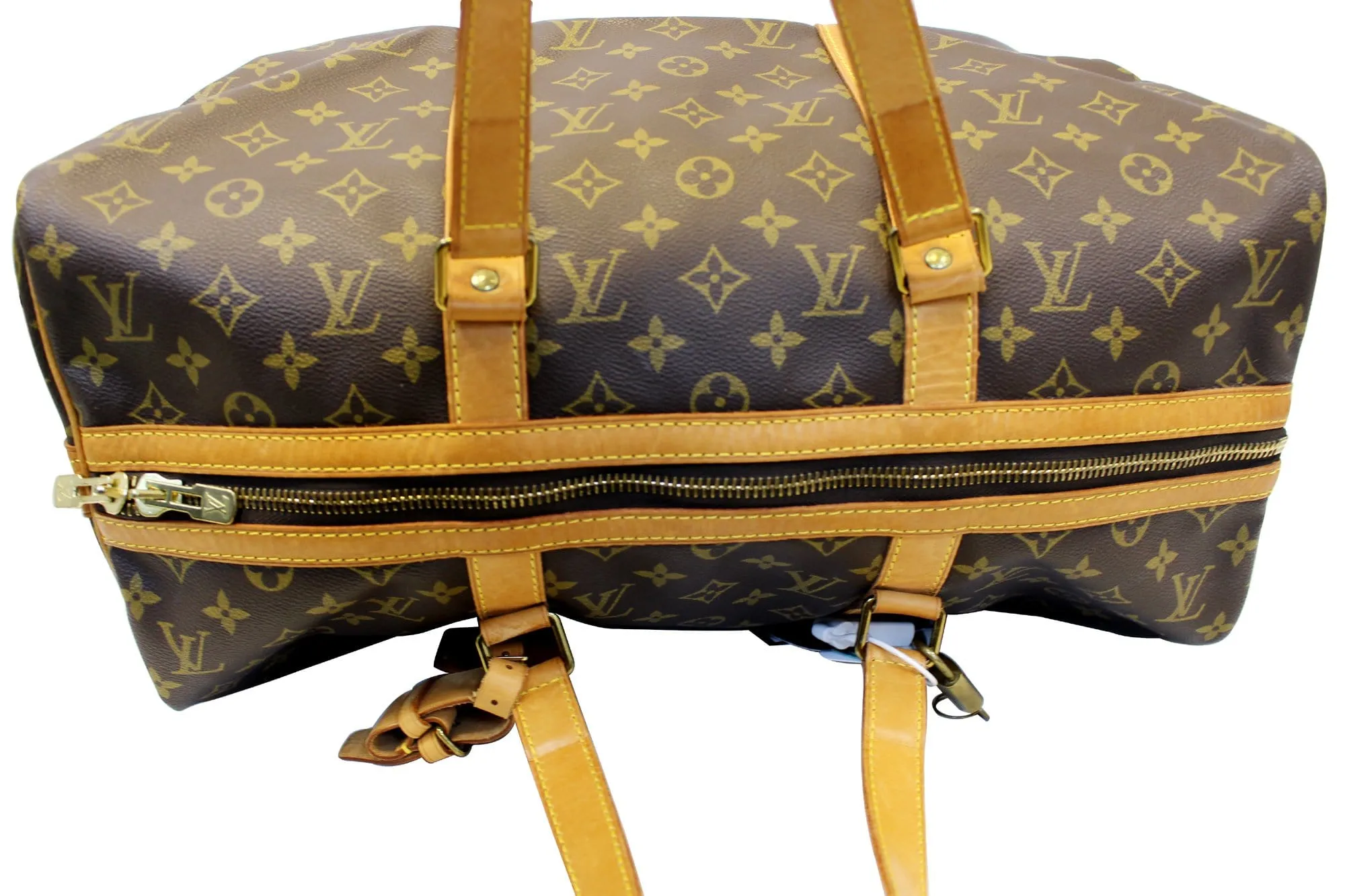 LOUIS VUITTON Monogram Canvas Sac Souple 45 Boston Bag