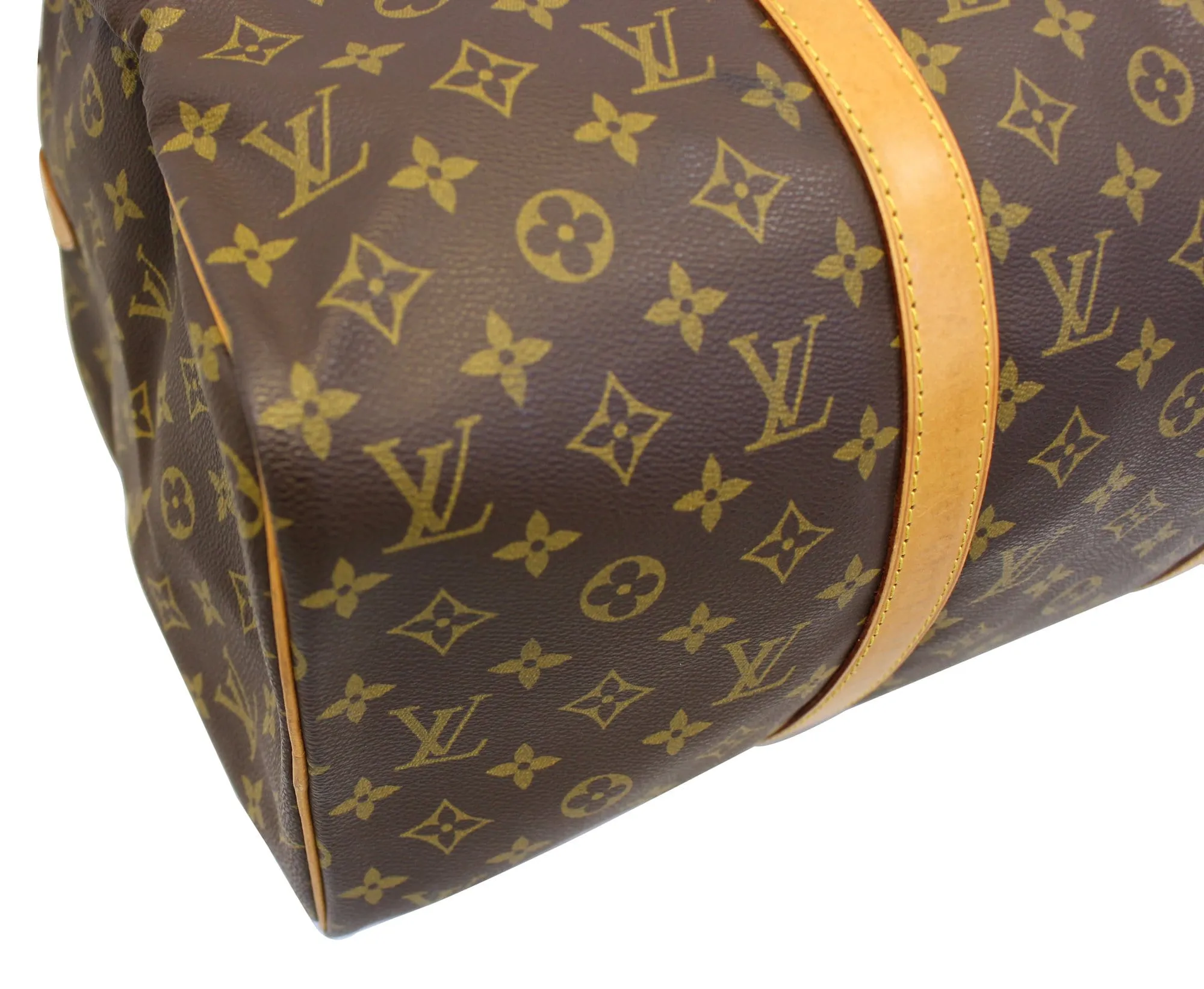LOUIS VUITTON Monogram Canvas Sac Souple 45 Boston Bag