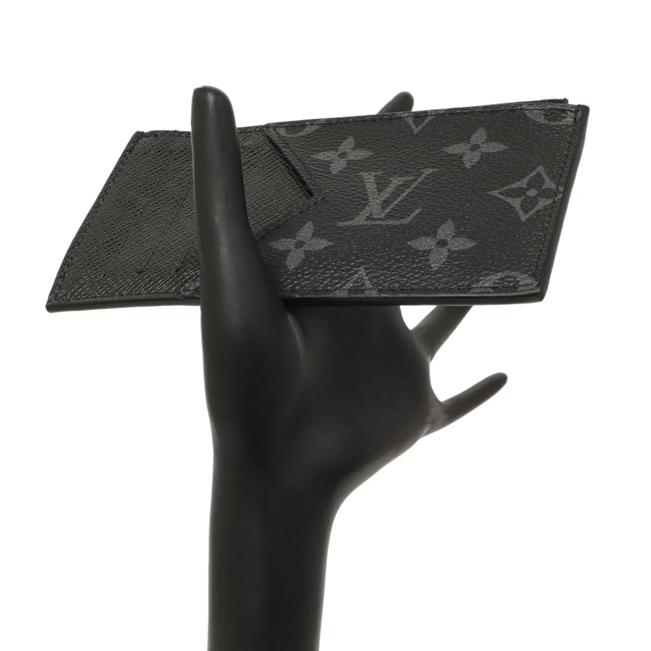 Louis Vuitton Monogram Eclipse Taiga Coin Card Holder
