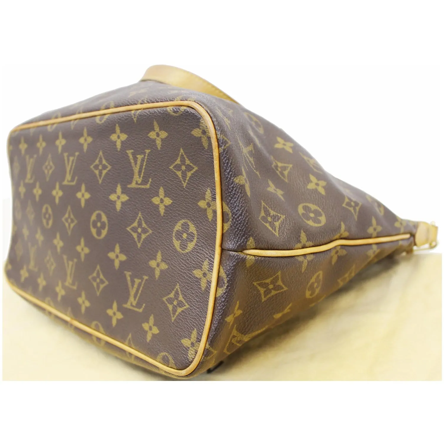 LOUIS VUITTON Palermo PM Monogram Canvas Shoulder Bag Brown
