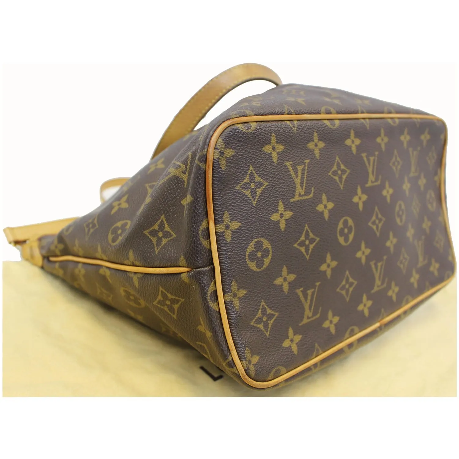 LOUIS VUITTON Palermo PM Monogram Canvas Shoulder Bag Brown