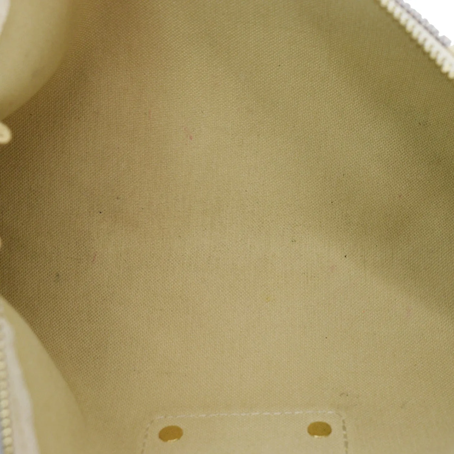LOUIS VUITTON Pochette Eva Damier Azur Clutch Bag White