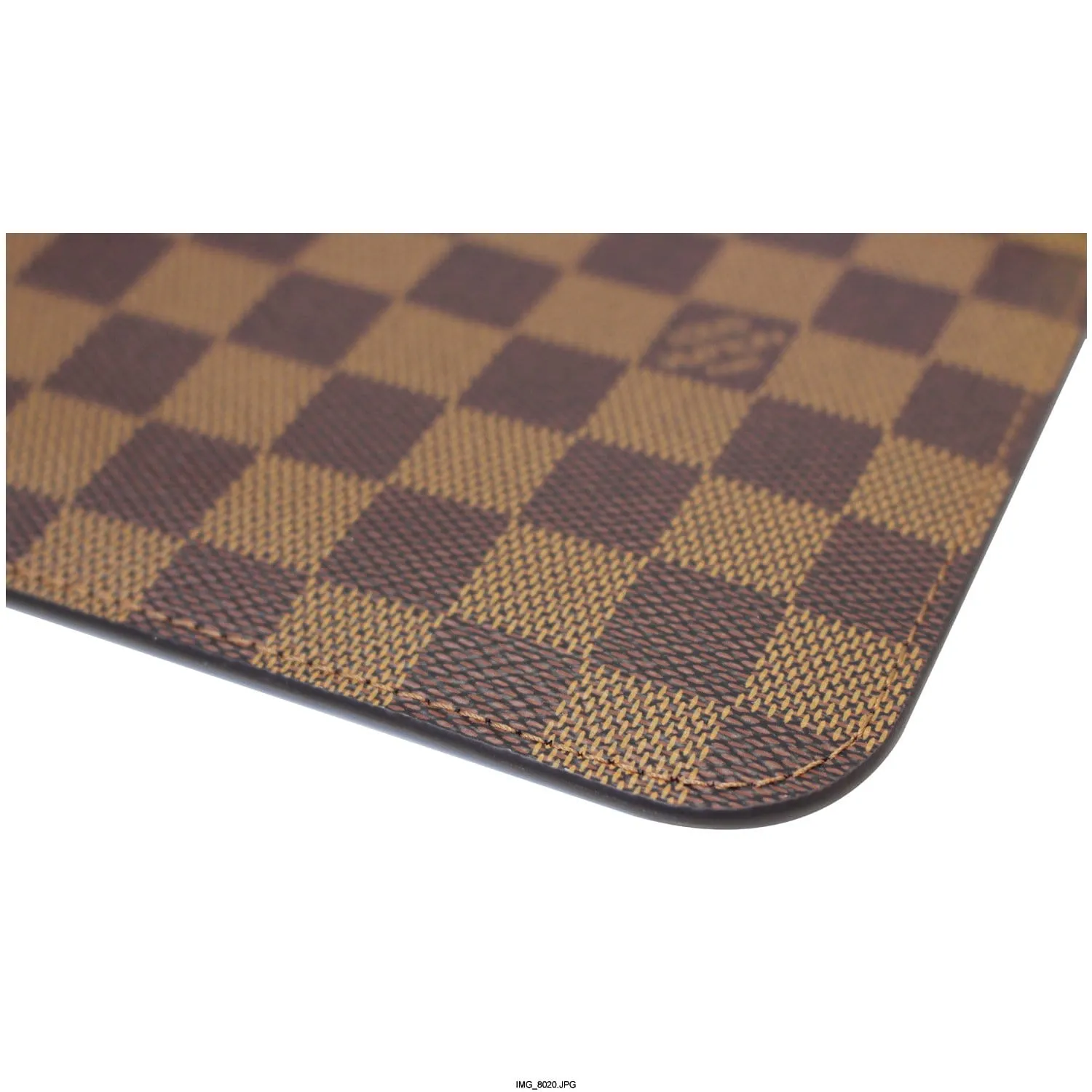 LOUIS VUITTON Pochette Wristlet Pouch Damier Ebene Neverfull MM