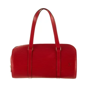 Louis Vuitton Red Epi Cylinder Bag
