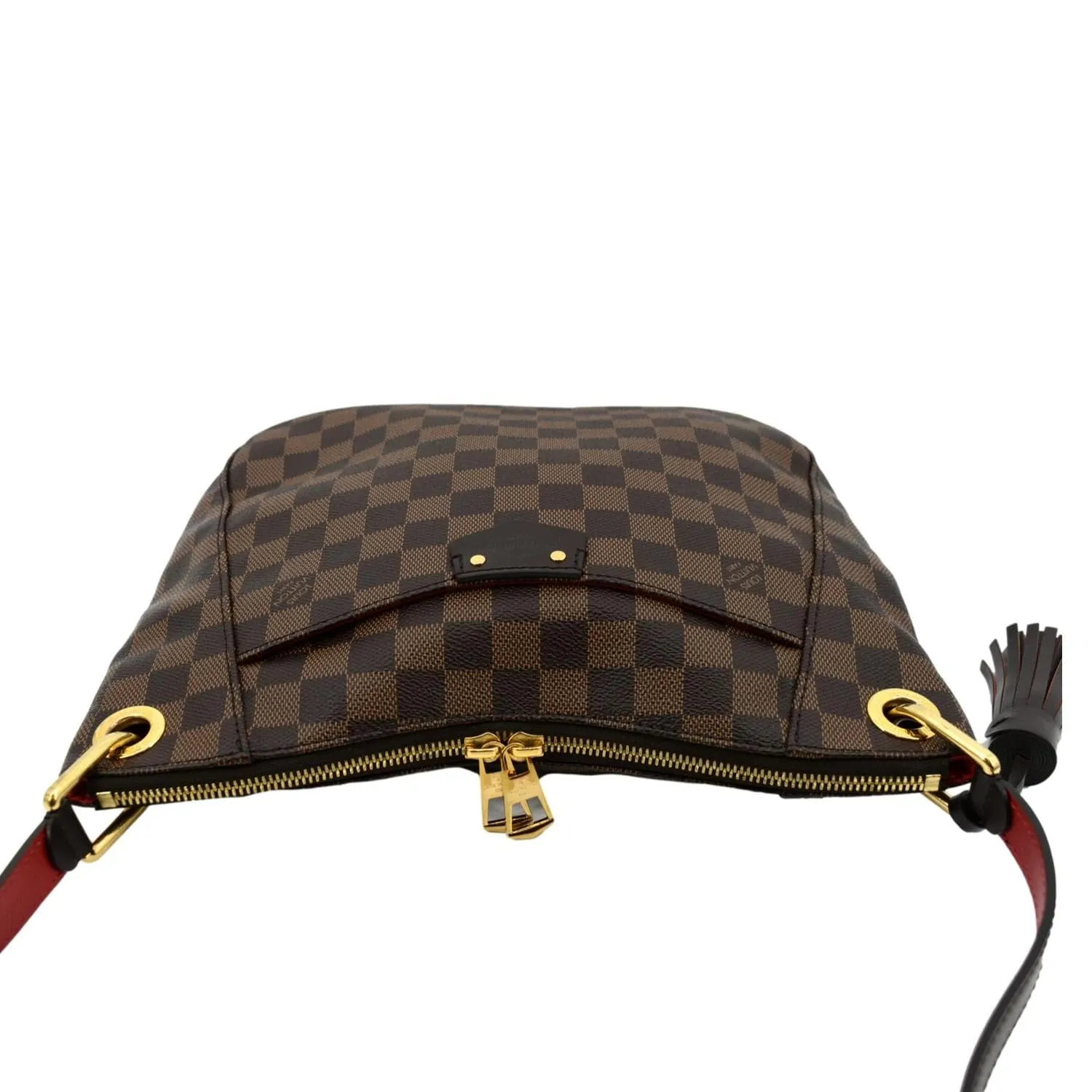 LOUIS VUITTON South Bank Besace Damier Ebene Crossbody Bag Brown