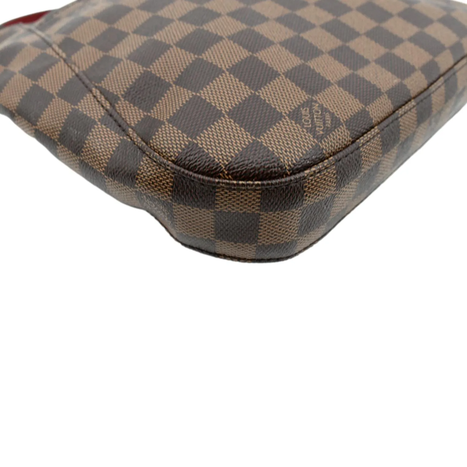LOUIS VUITTON South Bank Besace Damier Ebene Crossbody Bag Brown
