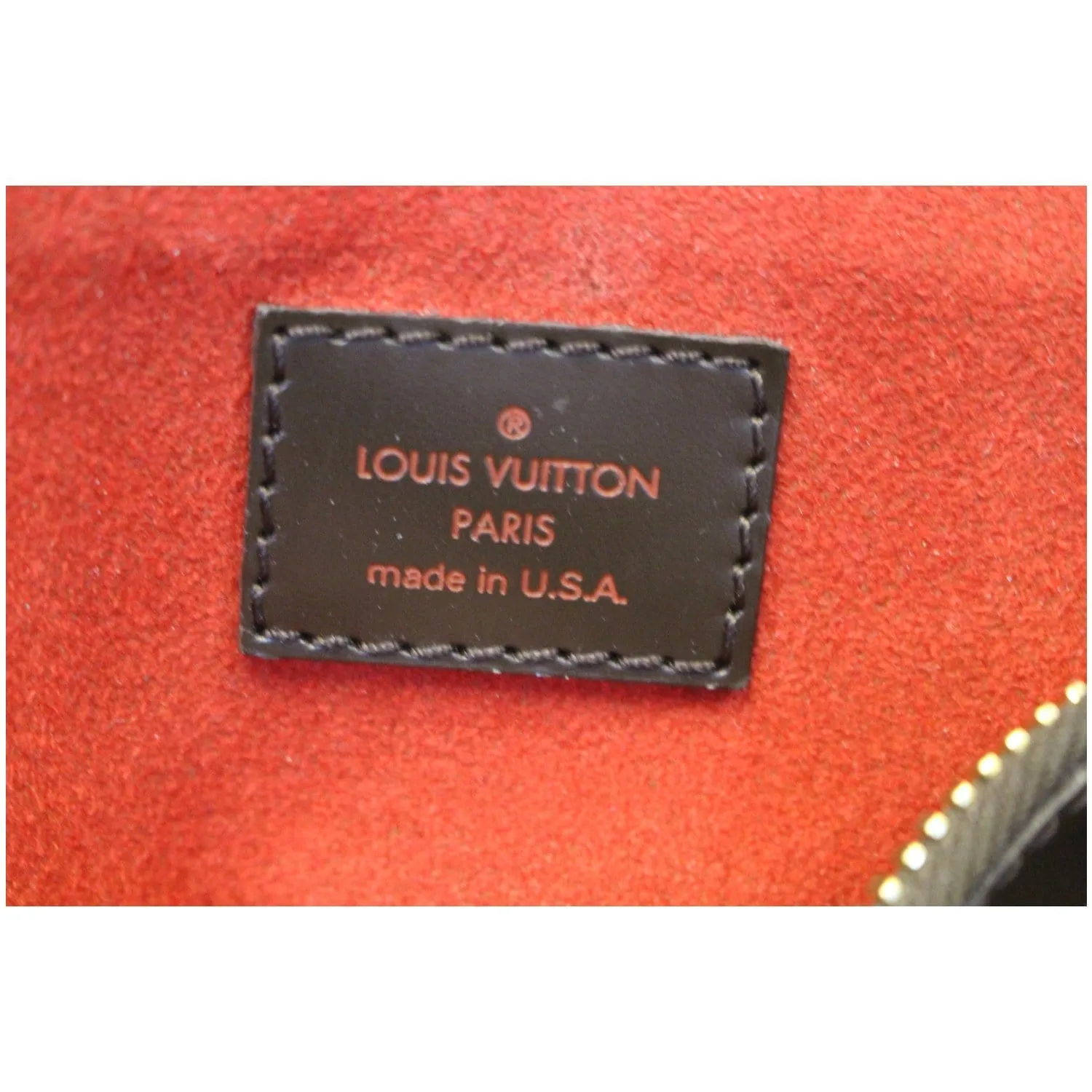 LOUIS VUITTON Trevi PM Damier Ebene Brown Shoulder Bag