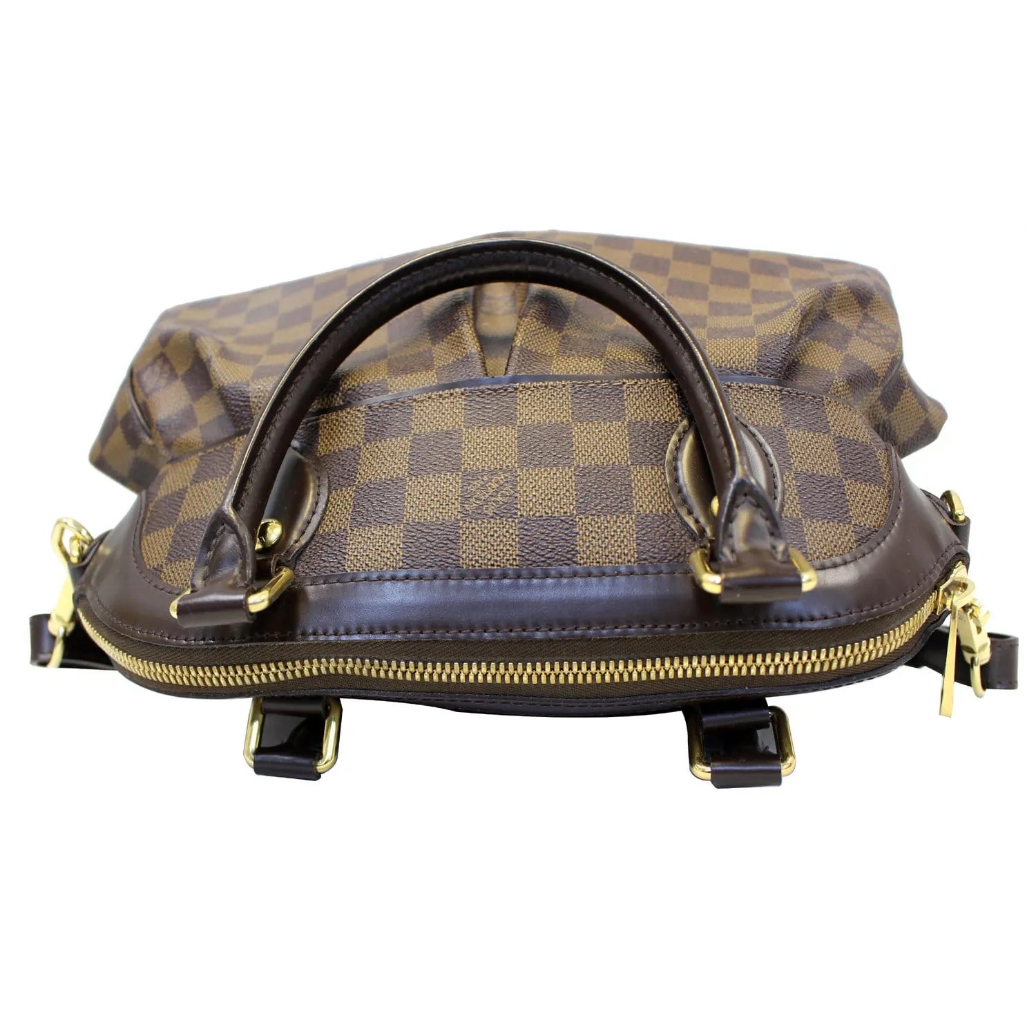 LOUIS VUITTON Trevi PM Damier Ebene Brown Shoulder Bag