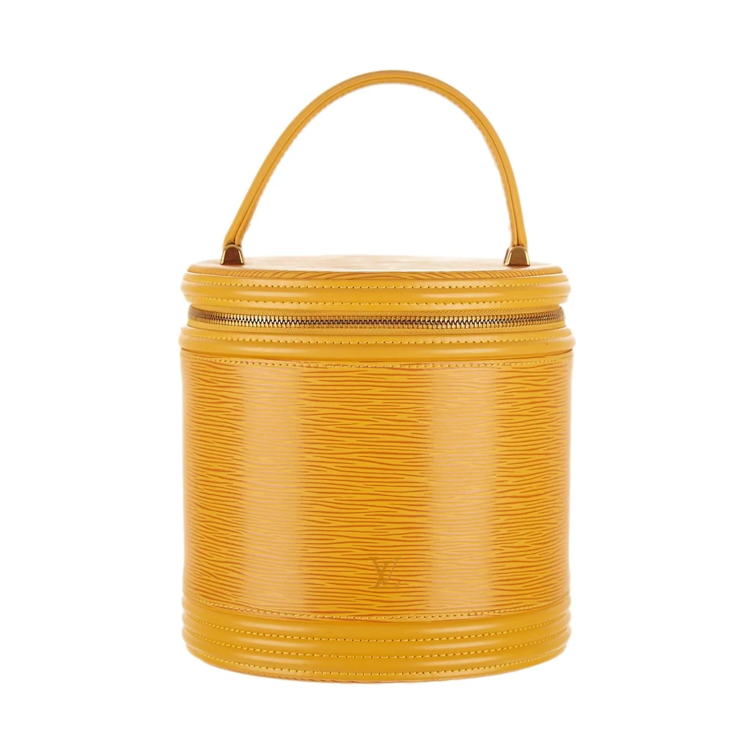 Louis Vuitton Yellow Epi Cylinder Bag