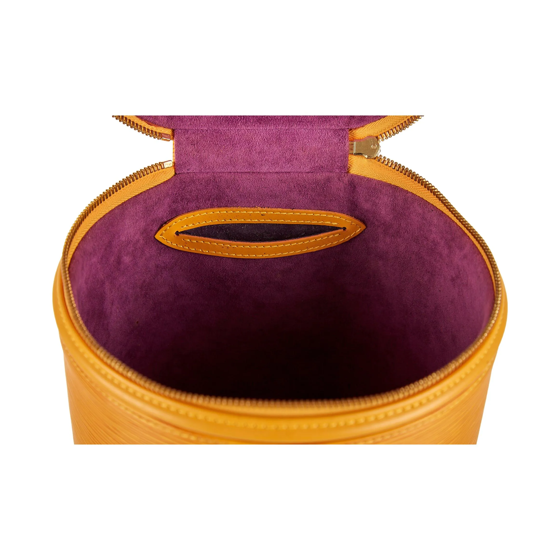 Louis Vuitton Yellow Epi Cylinder Bag