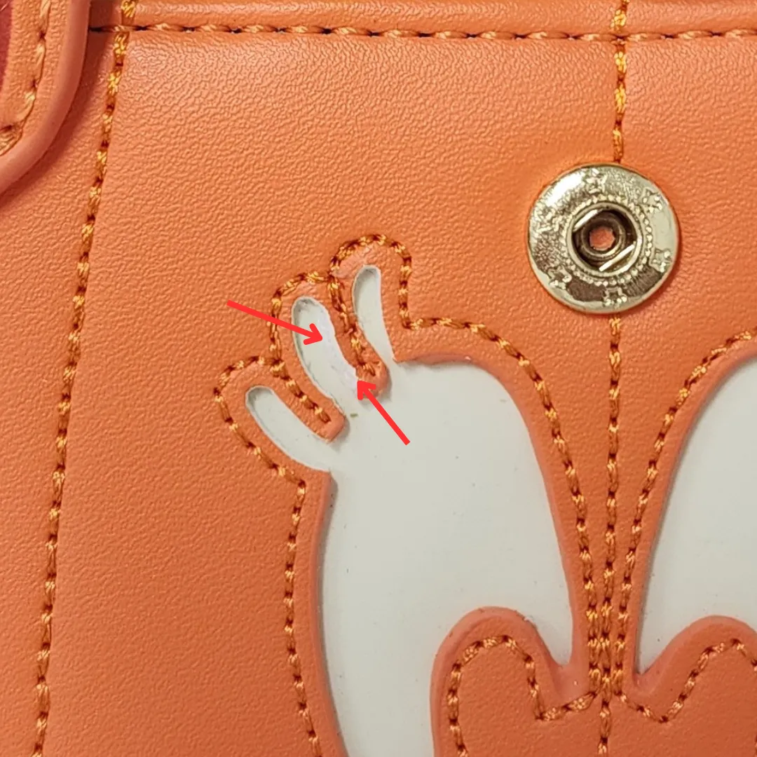 Loungefly Disney Minnie Pumpkin Glow Wallet DEFECTIVES