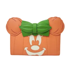 Loungefly Disney Minnie Pumpkin Glow Wallet DEFECTIVES