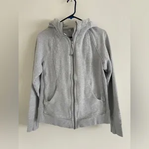 Lululemon Scuba Gray Zip-Up Hoodie - Size 10