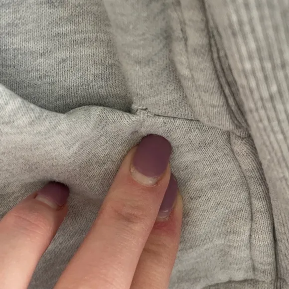 Lululemon Scuba Gray Zip-Up Hoodie - Size 10