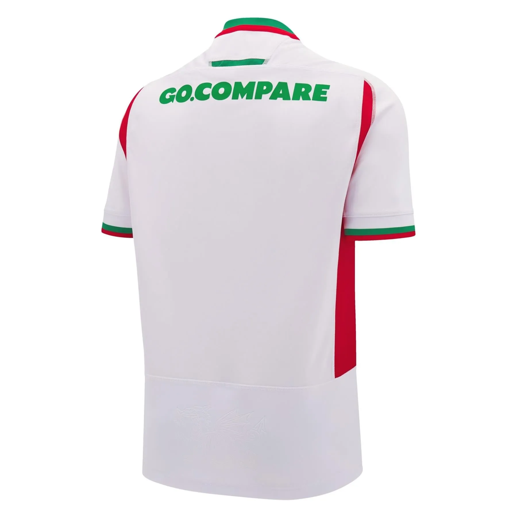 Macron Wales Rugby Junior Alternate Replica Shirt | White | 2024/25