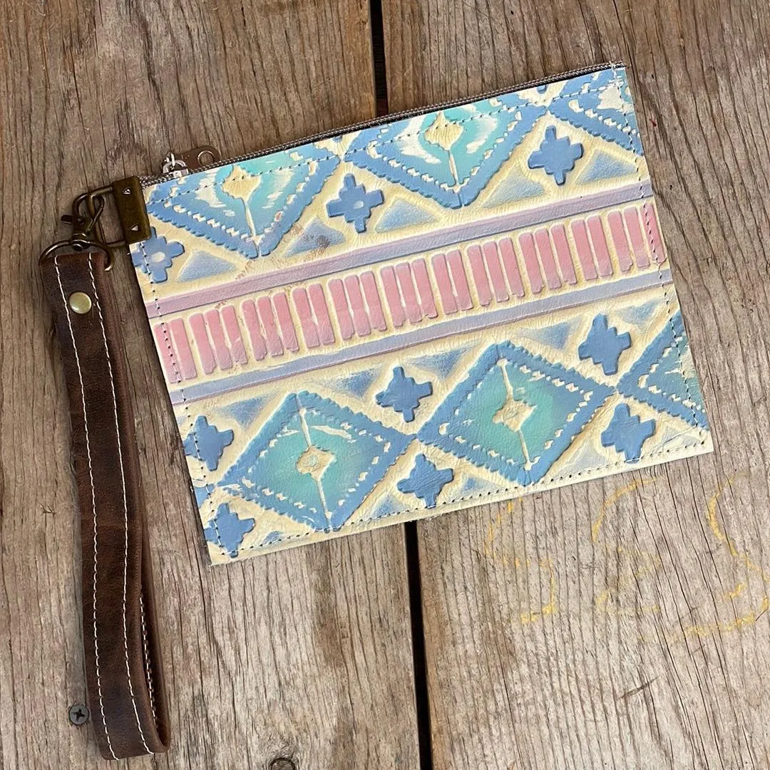Make-up bag - Brindle w/ Encanto Navajo