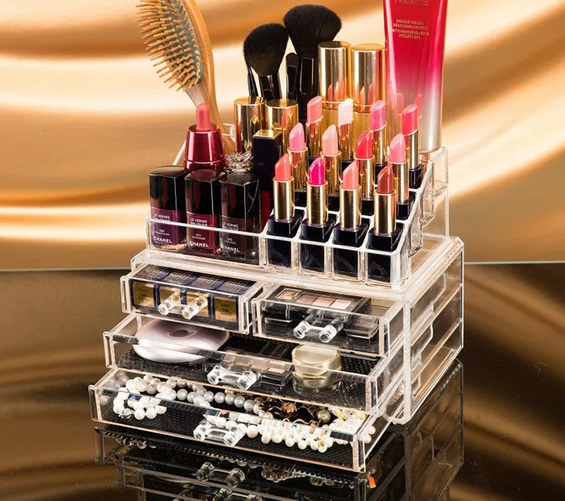 Makeup Organizer Storage Box Acrylic Make Up Organizer Cosmetic Organizer Makeup Storage Drawers SF-1155