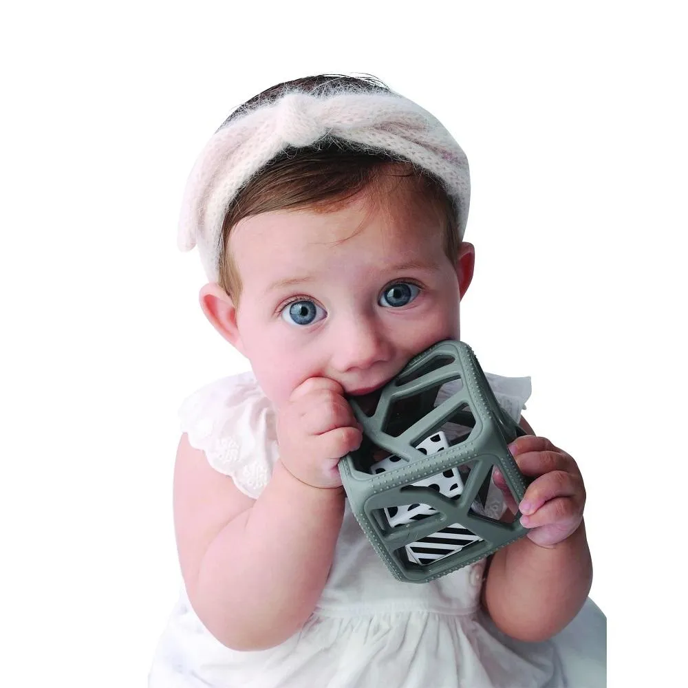 Malarkey Kids Chew Cube (Dark Grey)
