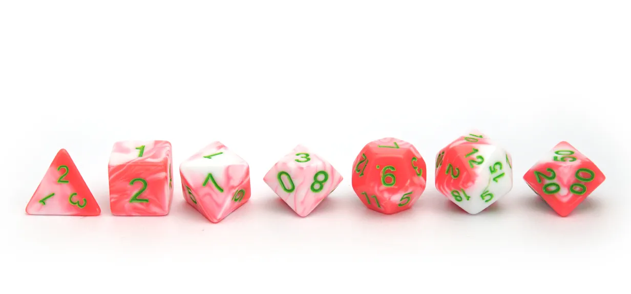 Marble Dice | Watermelon