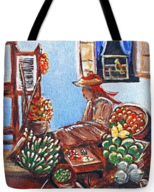 Marketplace Tote Bag