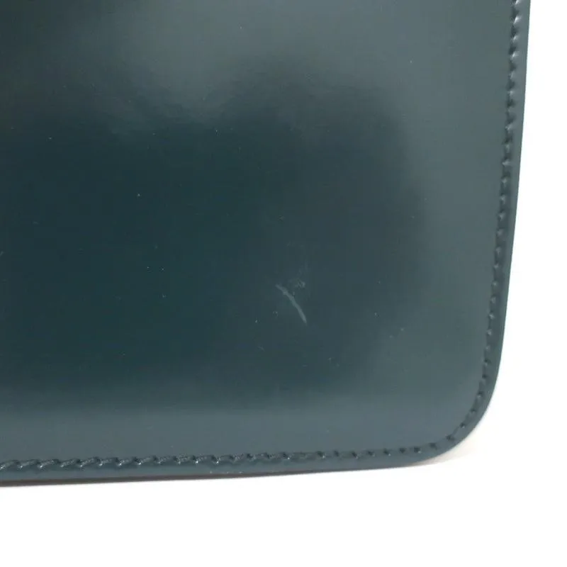 Marni Sculpture Bag Teal Glossy Leather Mini Crossbody Bag