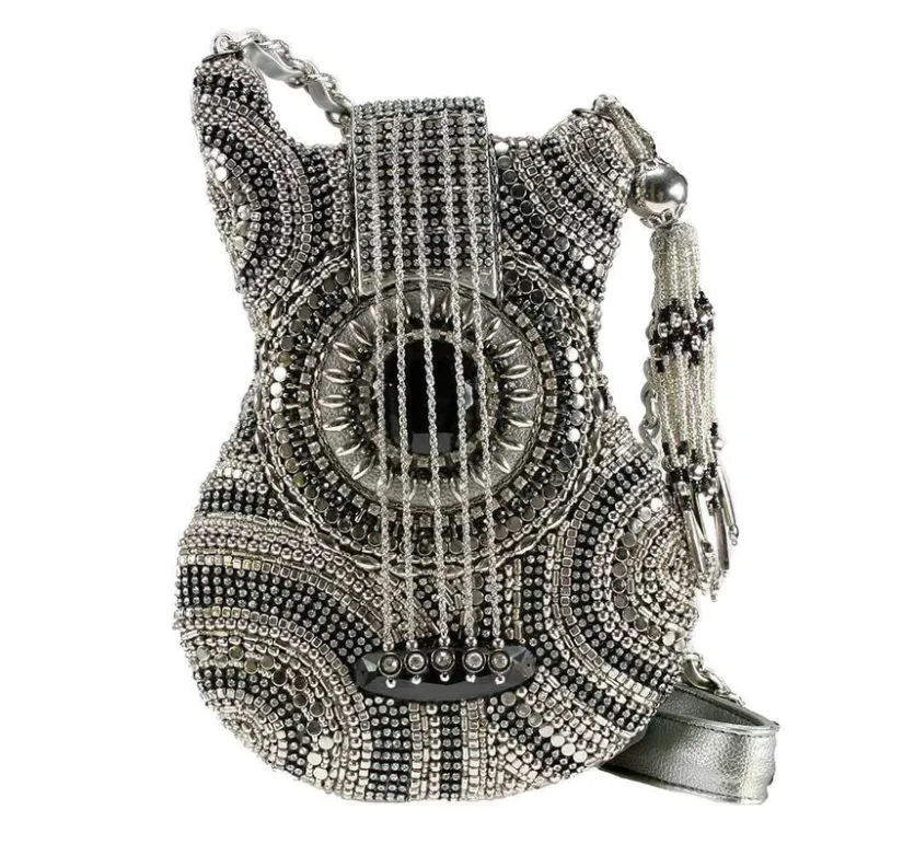 Mary Frances On Tour Crossbody Guitar Handbag