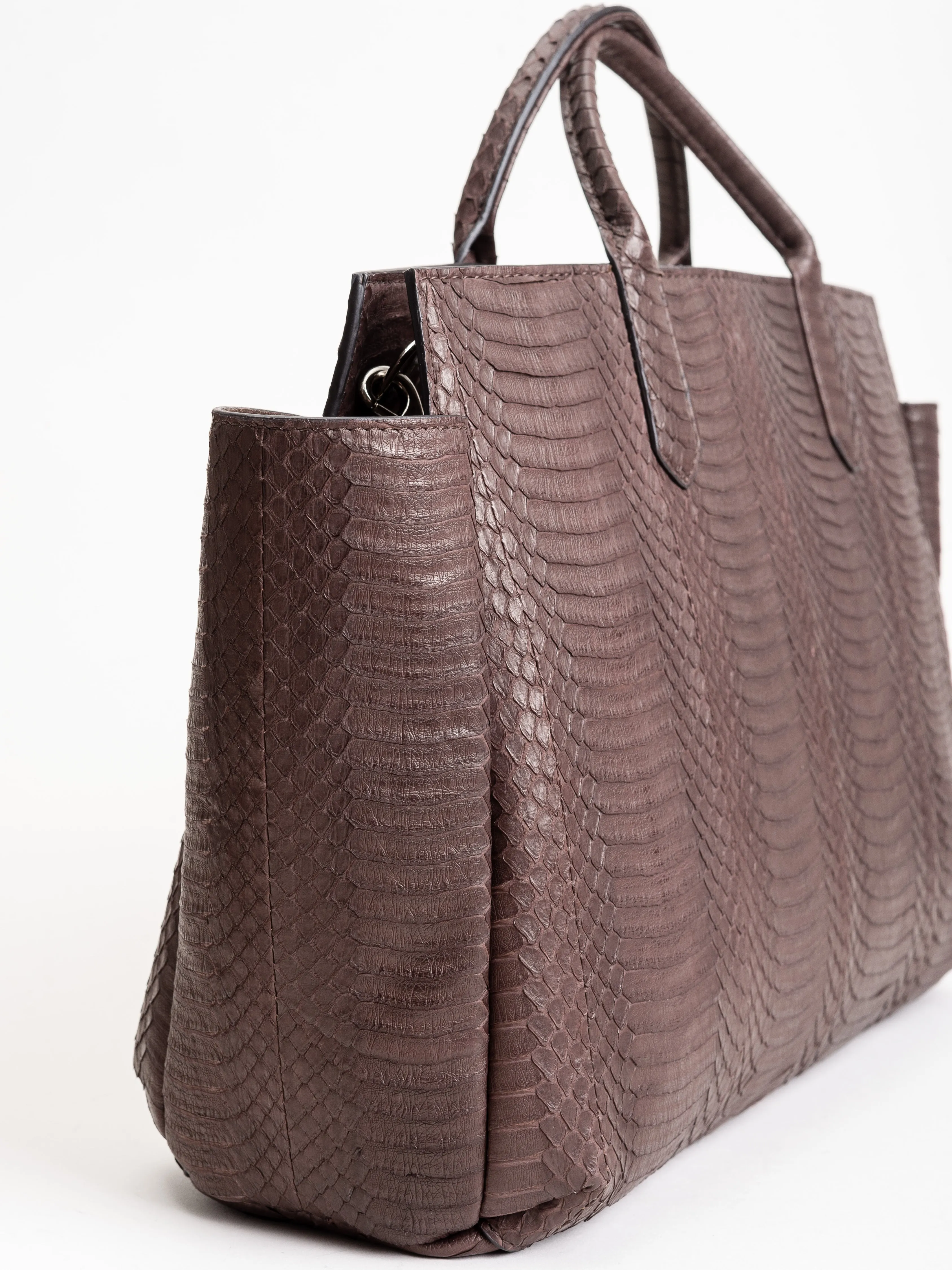 medium catchall - dark brown whipsnake