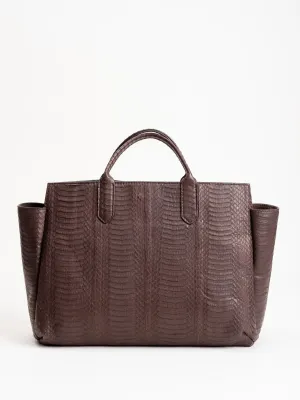 medium catchall - dark brown whipsnake