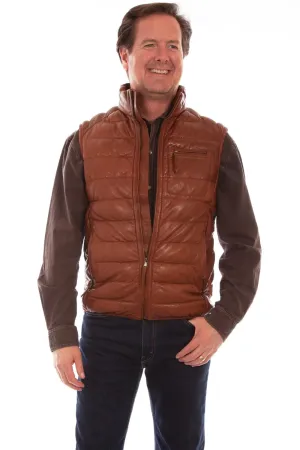 Mens Lamb Leather Vest