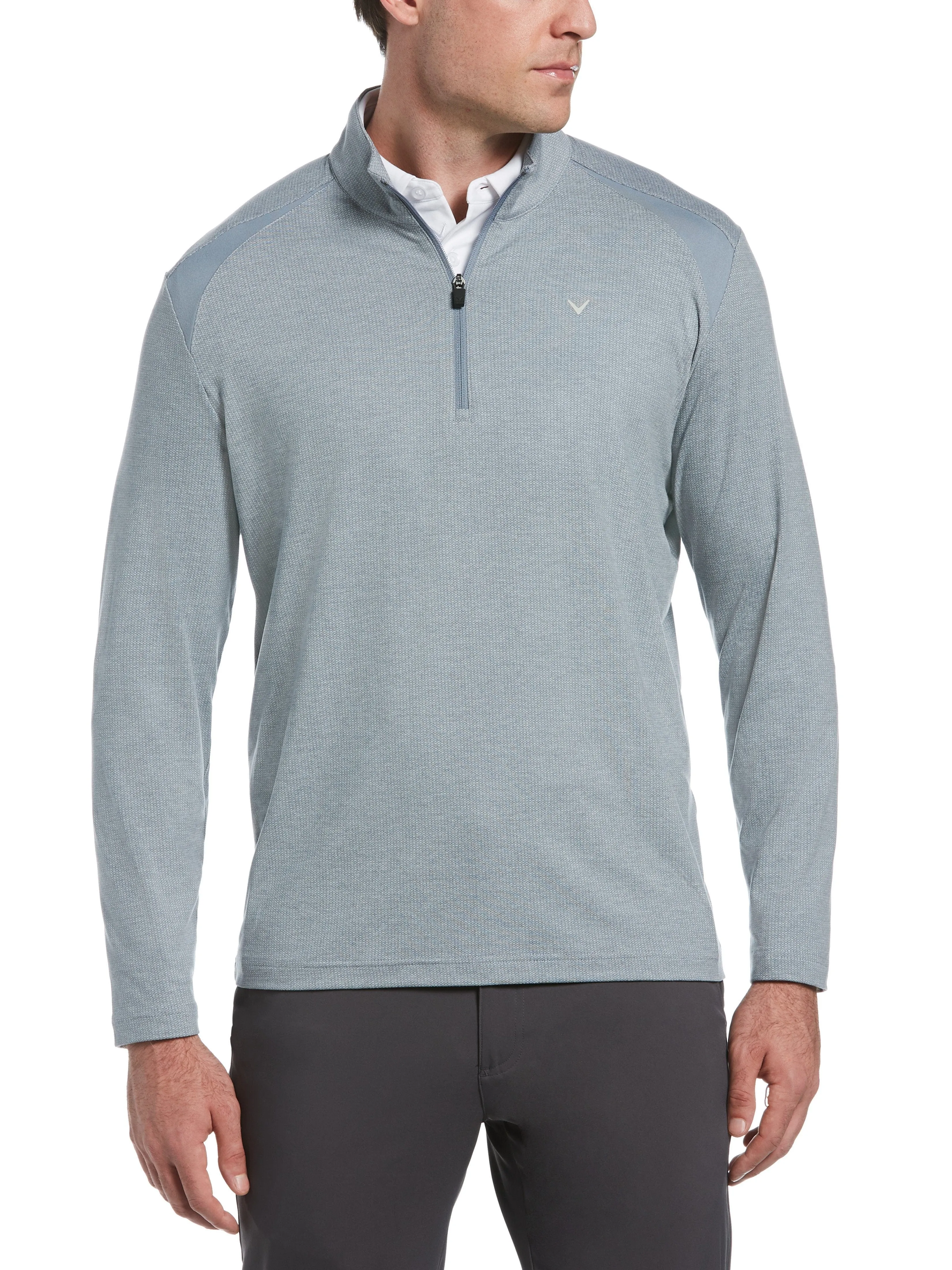 Mens Lightweight Blocked 1/4 Zip Jacket