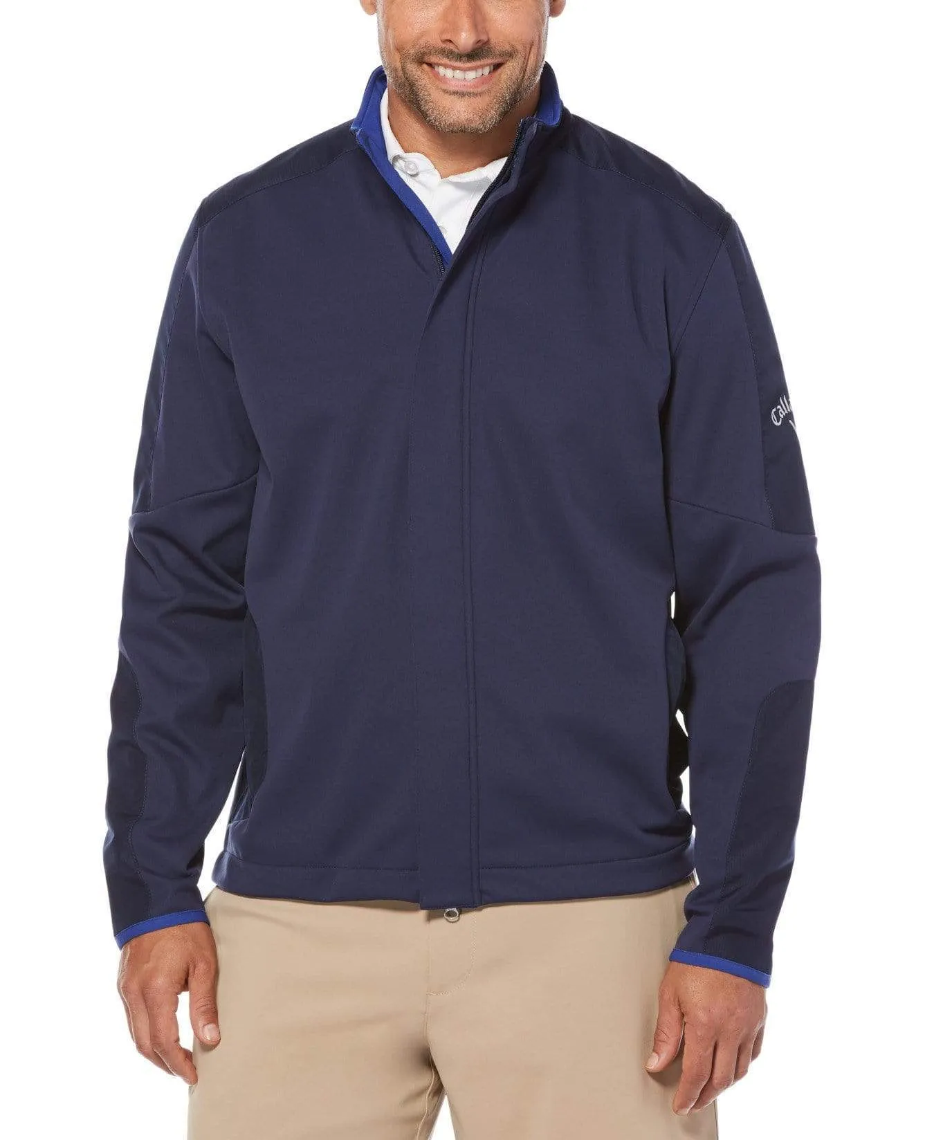 Mens Repel Patterned Soft Shell Jacket