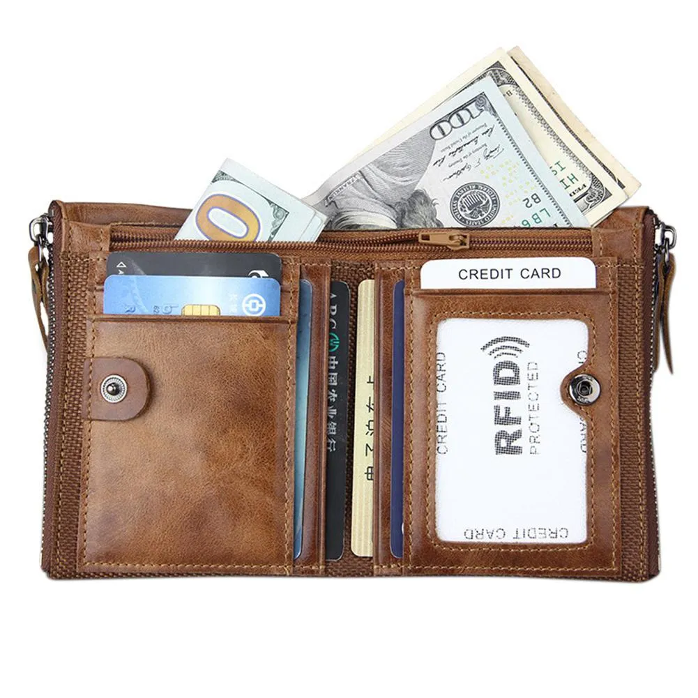 Mens' RFID Faux Leather Wallets