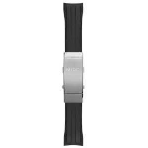 Mido rubber strap ocean star 200 with deployant buckle m603015125