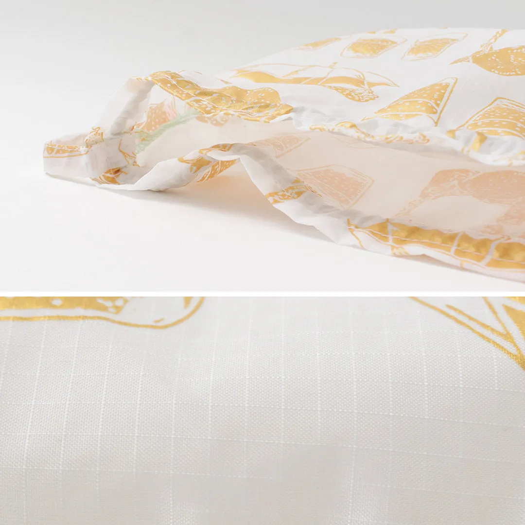 MIKAMI / Printed Nylon Drawstring Bag Shoulder Bag