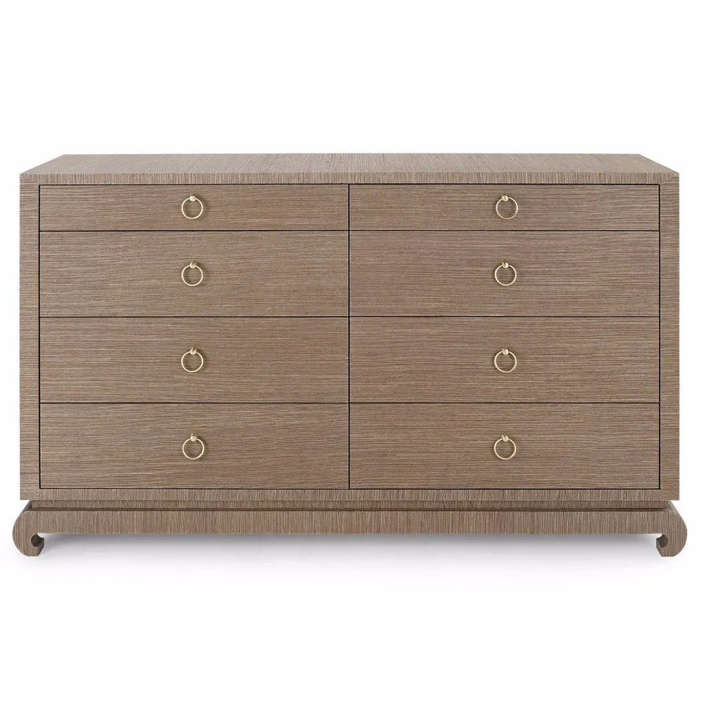 Ming Extra Large 8 Drawer, Brown - Bungalow 5