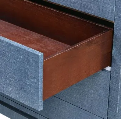 Ming Large Four Drawer, Blue - Bungalow 5