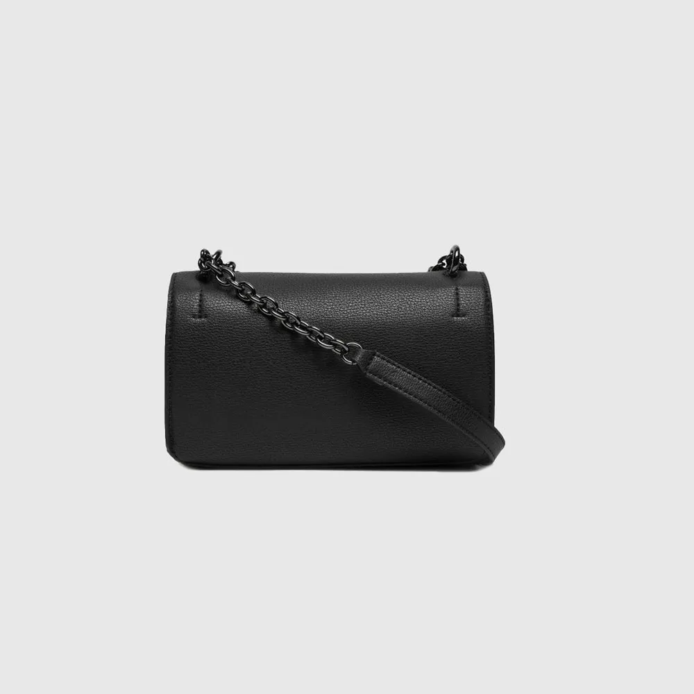 Minimal Monogram Bag - Black