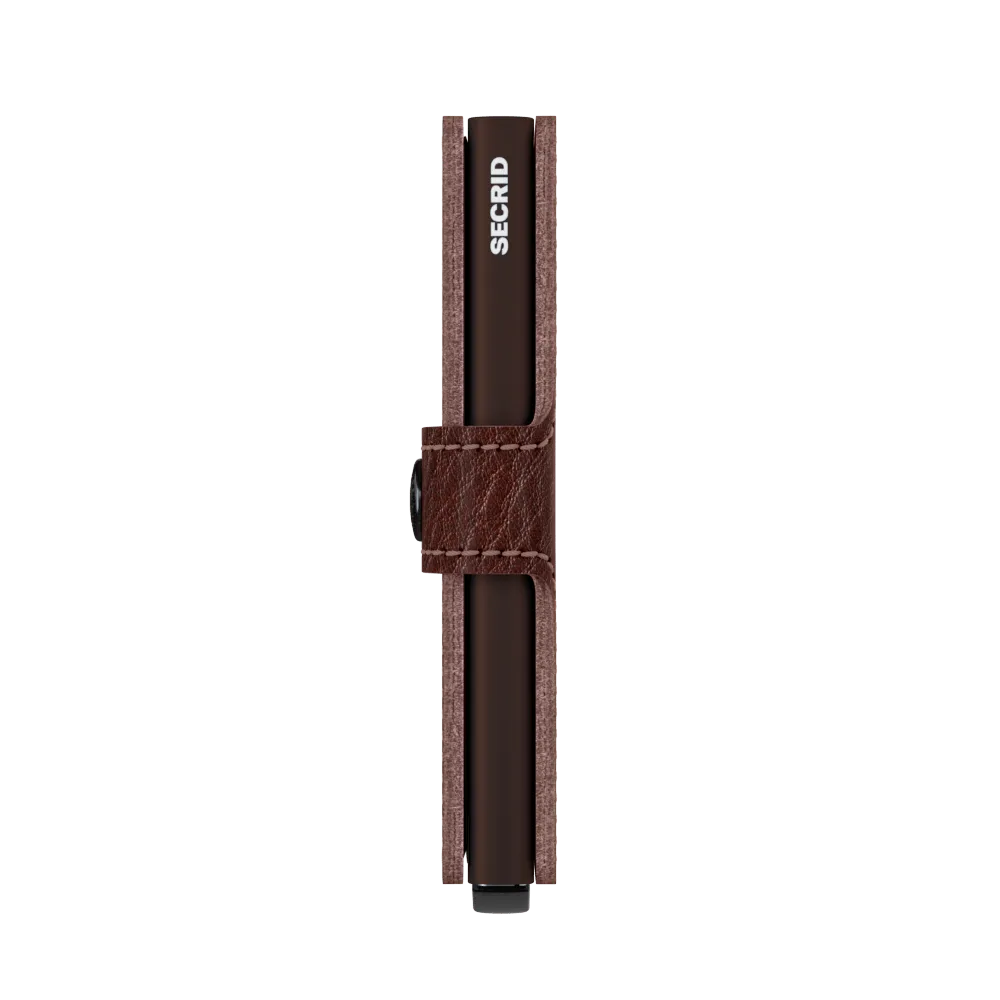 Miniwallet Veg Tanned - Espresso Brown