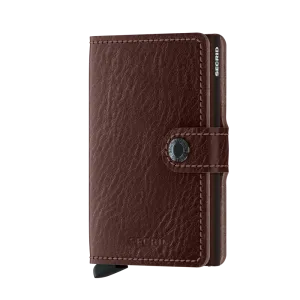 Miniwallet Veg Tanned - Espresso Brown