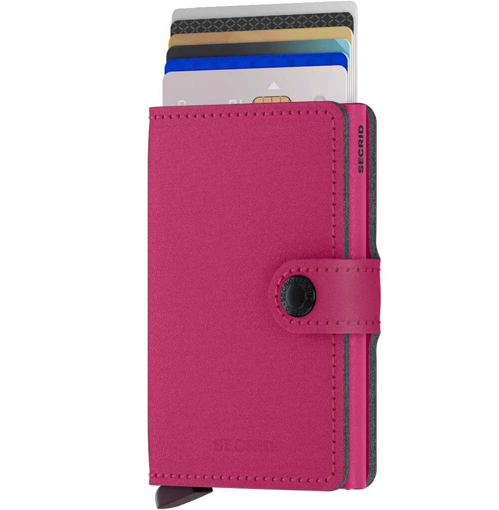 Miniwallet Yard Powder- Fuchsia (Non-Leather)