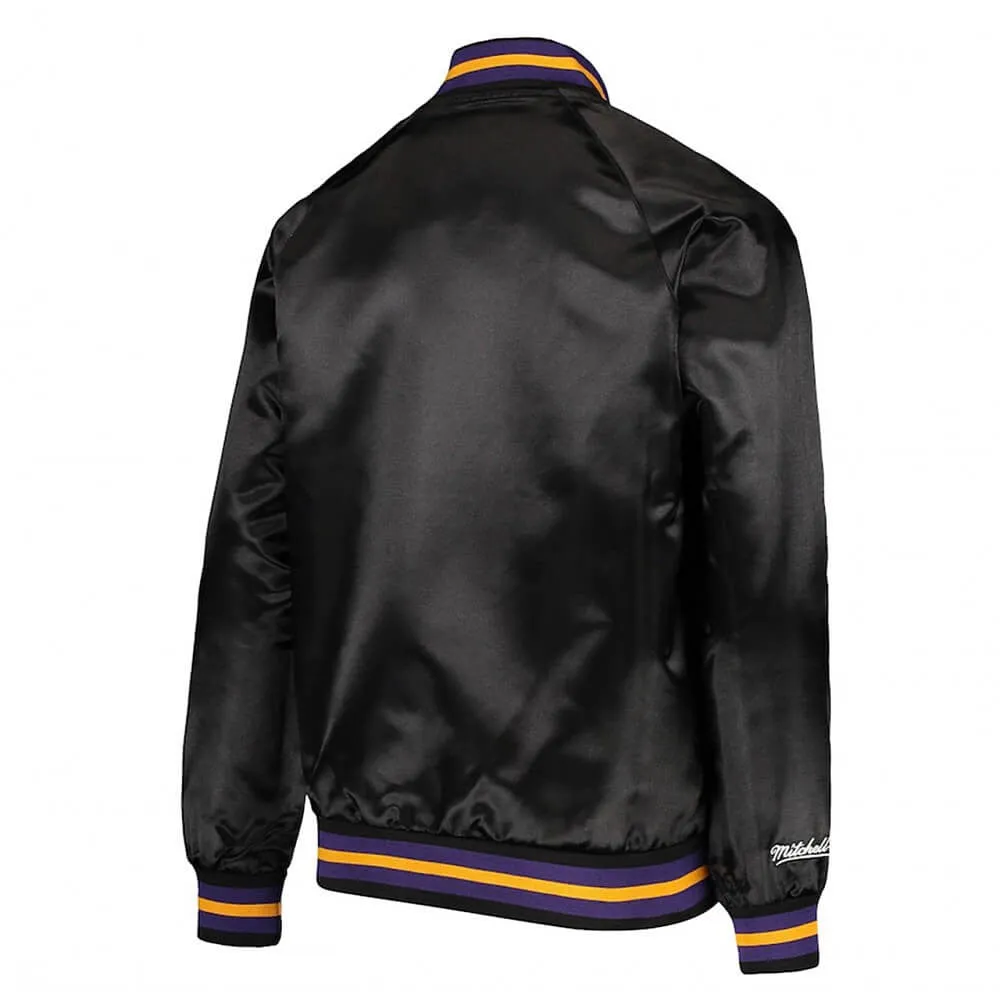 Mitchell & Ness Lightweight Satin Jacket Los Angeles Lakers Black
