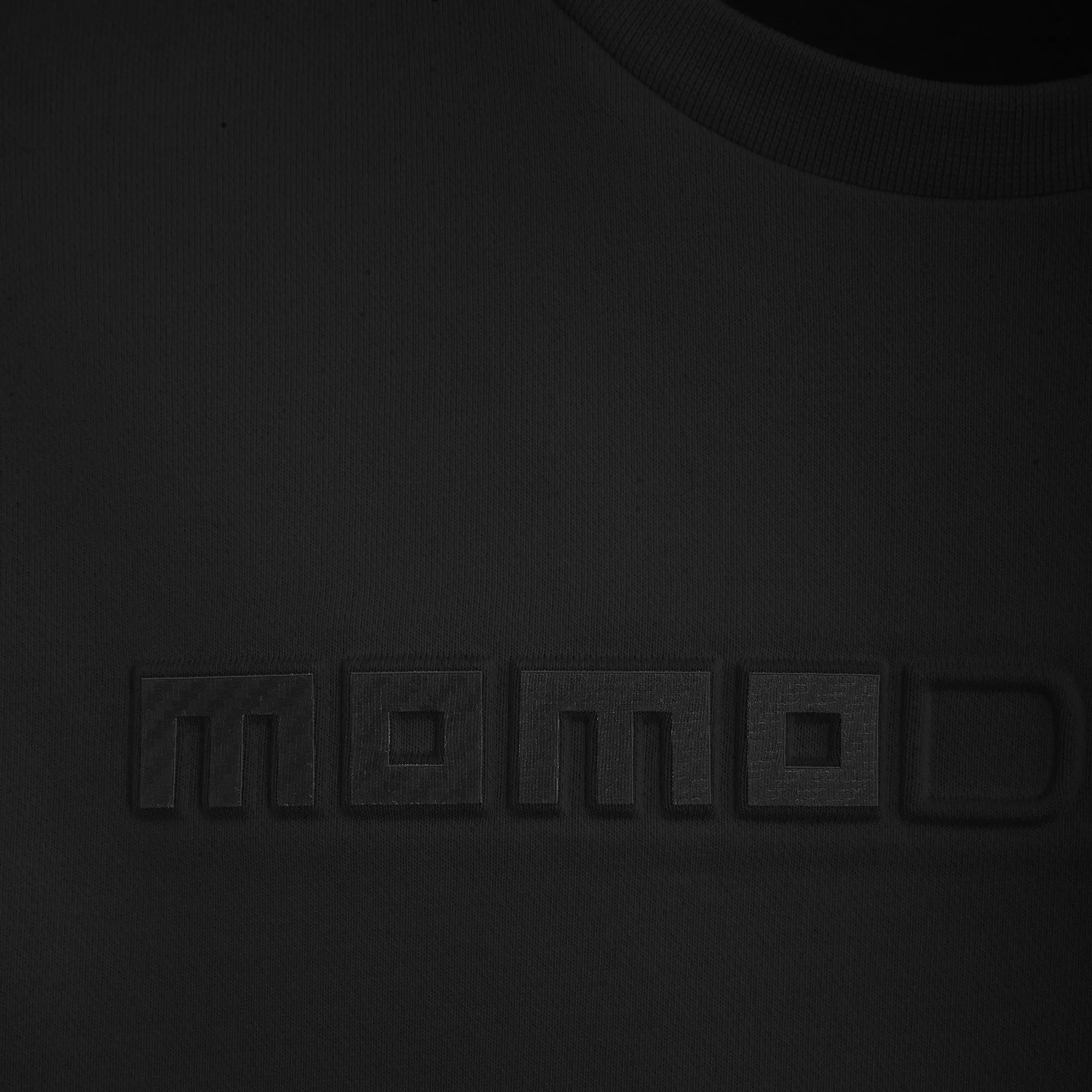 MOMODESIGN Felpa girocollo nero VIERGE