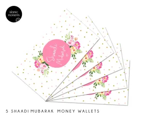 Money Wallets - Shaadi Mubarak - Pack of 5