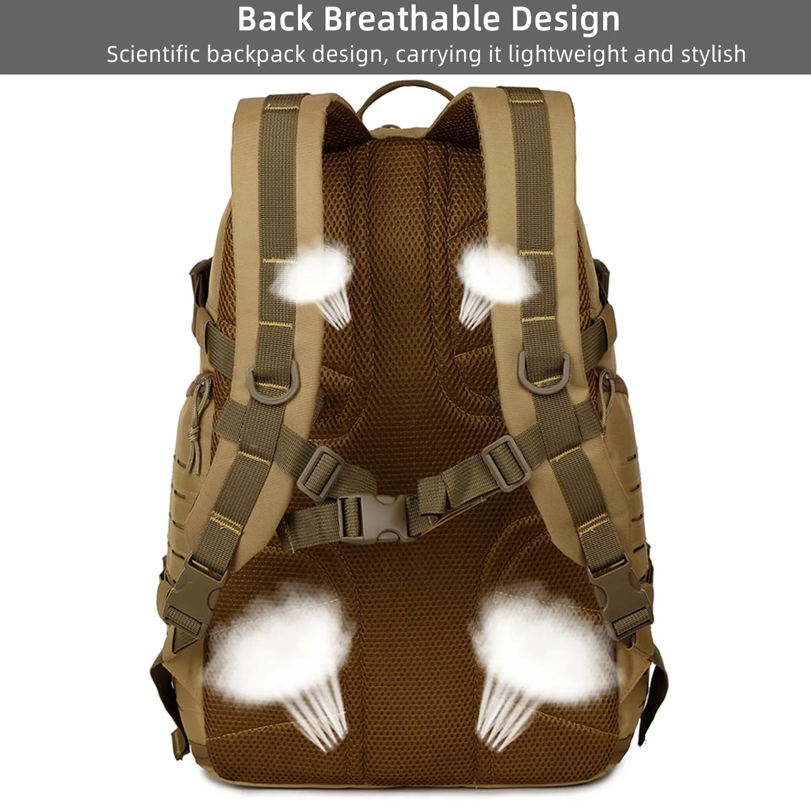 Multifunctional Travel Storage Bags Military Tactical Travel Backpack Waterproof Breathable Carry on Bags for Climbing Hiking