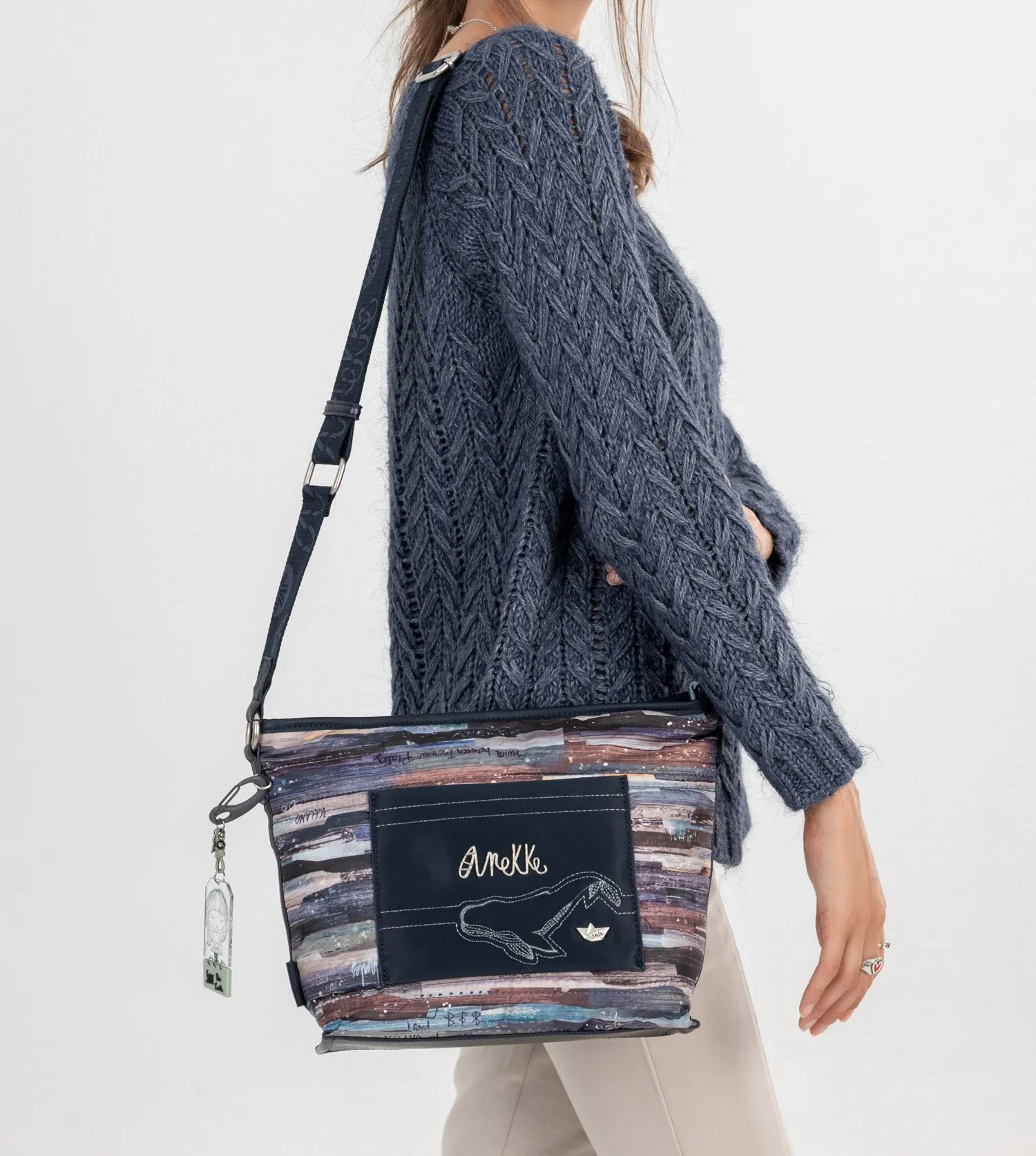 Nature Ocean large crossbody bag